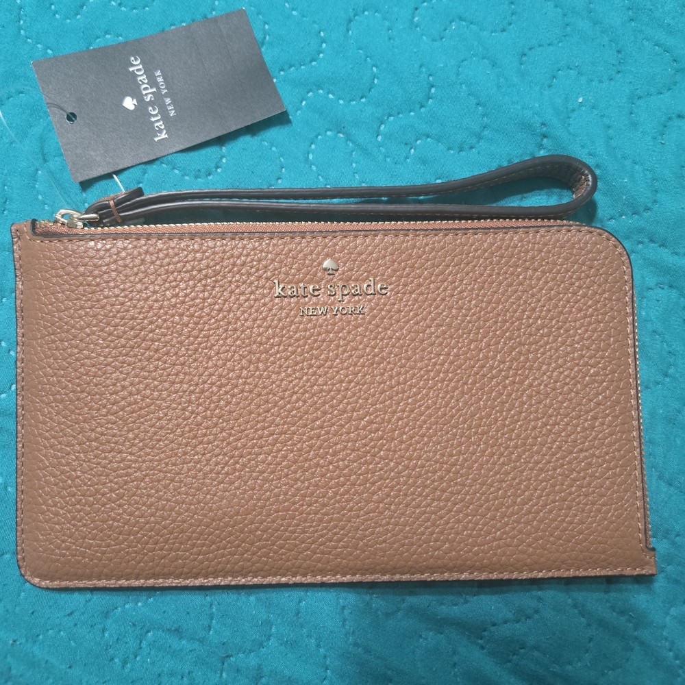 Kate Spade Brown Wristlet